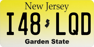 NJ license plate I48LQD