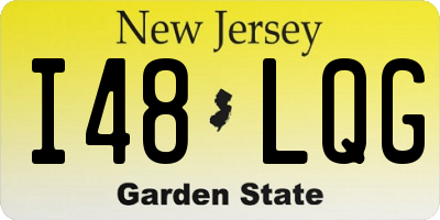 NJ license plate I48LQG