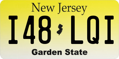 NJ license plate I48LQI