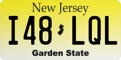 NJ license plate I48LQL
