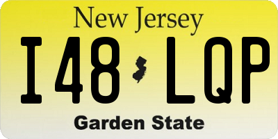 NJ license plate I48LQP