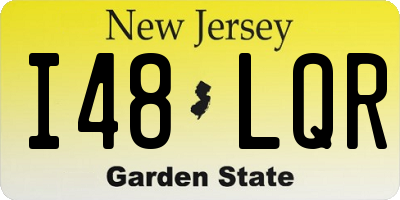 NJ license plate I48LQR