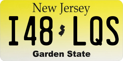NJ license plate I48LQS