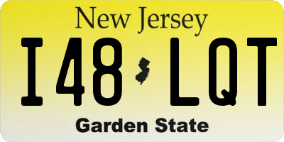 NJ license plate I48LQT