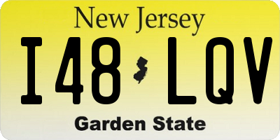 NJ license plate I48LQV