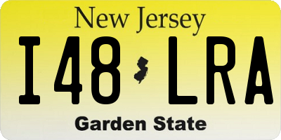 NJ license plate I48LRA