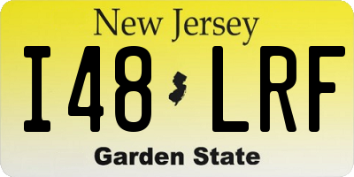 NJ license plate I48LRF