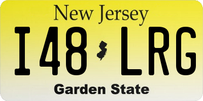 NJ license plate I48LRG