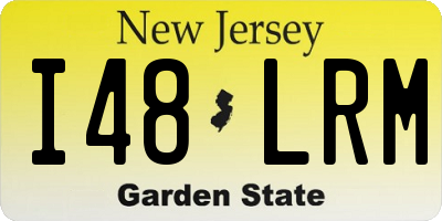 NJ license plate I48LRM