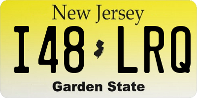 NJ license plate I48LRQ