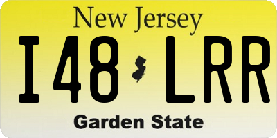 NJ license plate I48LRR