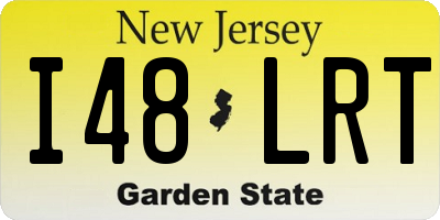 NJ license plate I48LRT