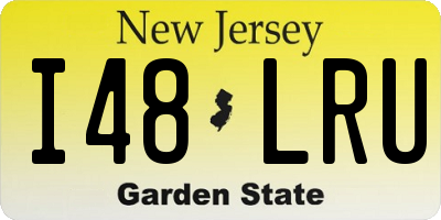 NJ license plate I48LRU