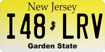 NJ license plate I48LRV