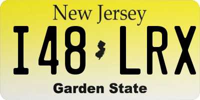 NJ license plate I48LRX
