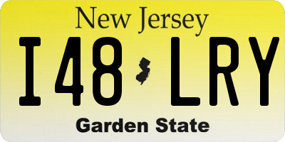 NJ license plate I48LRY