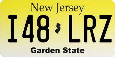 NJ license plate I48LRZ