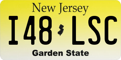 NJ license plate I48LSC