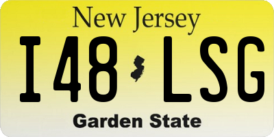 NJ license plate I48LSG