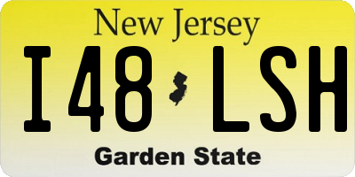 NJ license plate I48LSH
