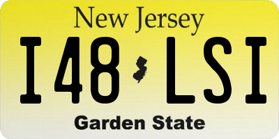 NJ license plate I48LSI