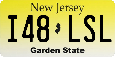 NJ license plate I48LSL