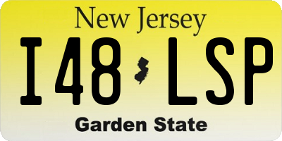 NJ license plate I48LSP