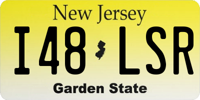 NJ license plate I48LSR