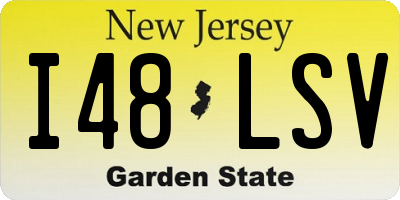 NJ license plate I48LSV