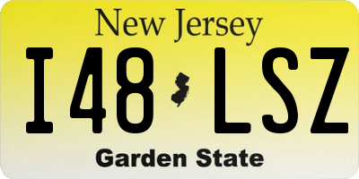 NJ license plate I48LSZ