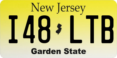 NJ license plate I48LTB