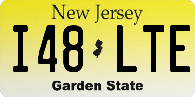 NJ license plate I48LTE