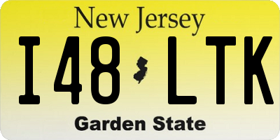 NJ license plate I48LTK