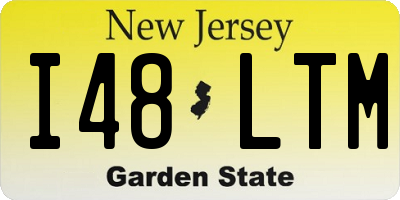 NJ license plate I48LTM