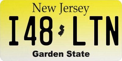 NJ license plate I48LTN