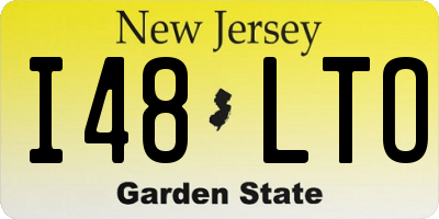 NJ license plate I48LTO