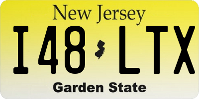 NJ license plate I48LTX