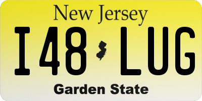 NJ license plate I48LUG