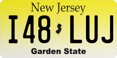 NJ license plate I48LUJ