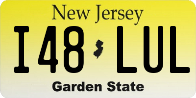 NJ license plate I48LUL