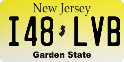 NJ license plate I48LVB
