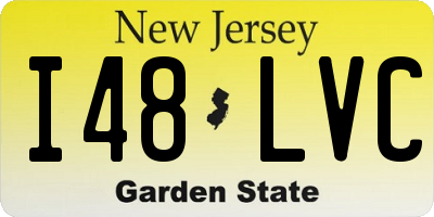 NJ license plate I48LVC