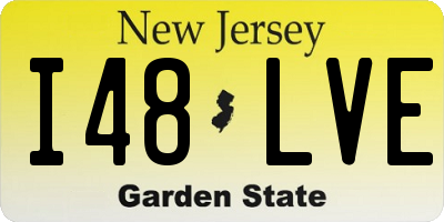 NJ license plate I48LVE