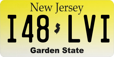 NJ license plate I48LVI