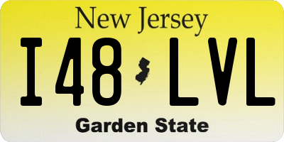 NJ license plate I48LVL