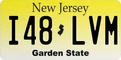 NJ license plate I48LVM