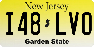 NJ license plate I48LVO