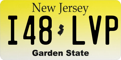 NJ license plate I48LVP
