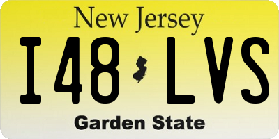 NJ license plate I48LVS