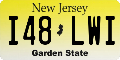NJ license plate I48LWI